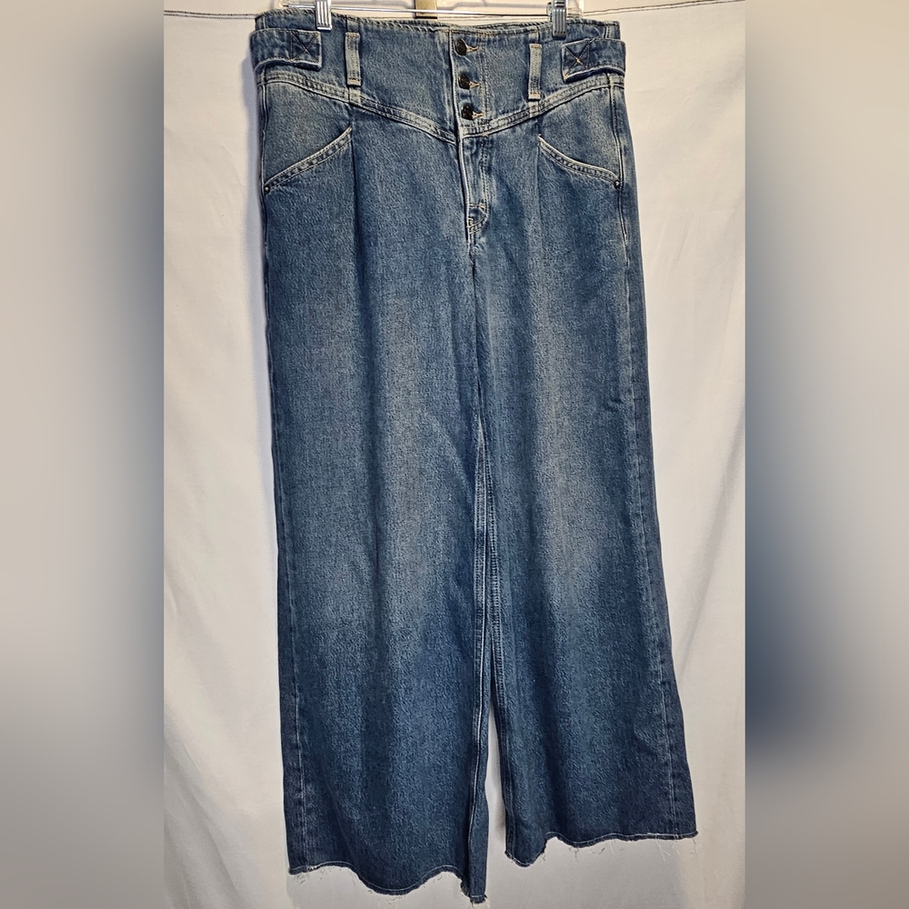 Free people super sweeper jeans
